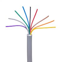 Кабель сигнальный коммуникационный 9 проводов, 26AWG, бухта 50м, неэкранированный, серый SIN YU