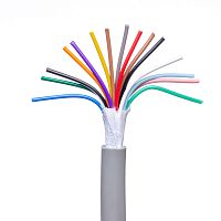 Кабель сигнальный коммуникационный 15 проводов, 26AWG, бухта 50м, неэкранированный, серый SIN YU