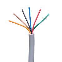 Кабель сигнальный коммуникационный 6 проводов, 26AWG, бухта 50м, неэкранированный, серый SIN YU