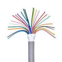 Кабель сигнальный коммуникационный 25 проводов, 28AWG, бухта 50м, неэкранированный, серый SIN YU